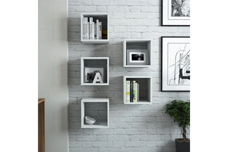 Hovdane Vegghylle 30 cm - Hvit - Oppbevaring - Hyller - Vegghylle