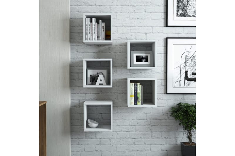 Hovdane Vegghylle 30 cm - Hvit - Oppbevaring - Hyller - Vegghylle