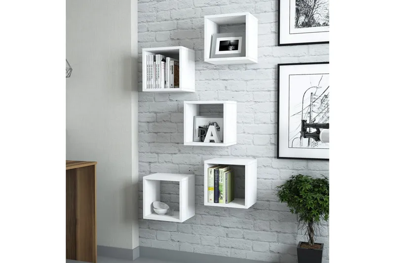 Hovdane Vegghylle 30 cm - Hvit - Oppbevaring - Hyller - Vegghylle