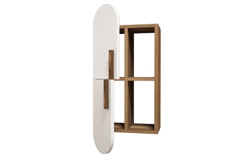 Hovdane Vegghylle 35 cm - Brun/Hvit - Oppbevaring - Hyller - Vegghylle