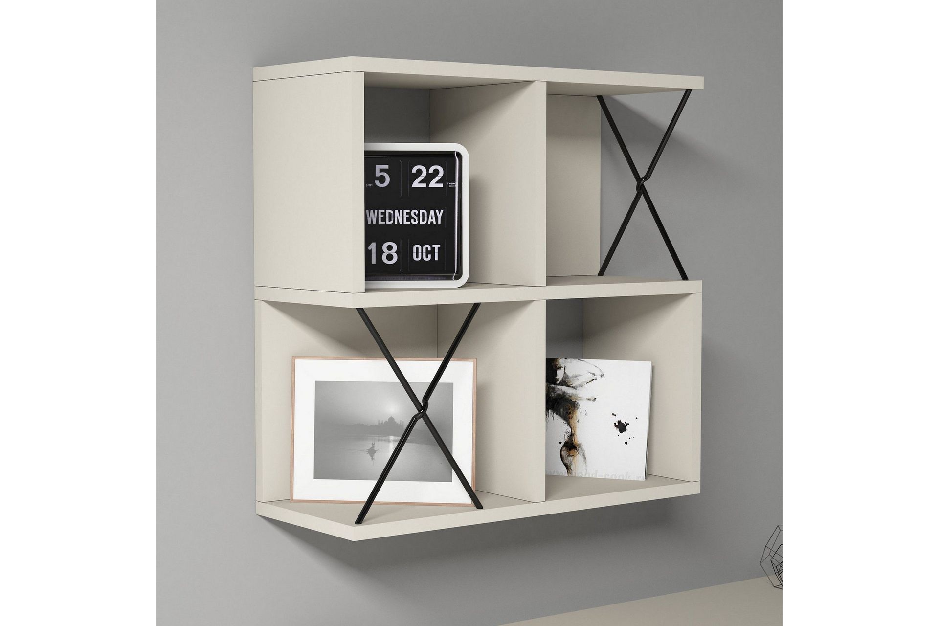 Hovdane Vegghylle 60 cm - Brun/Svart