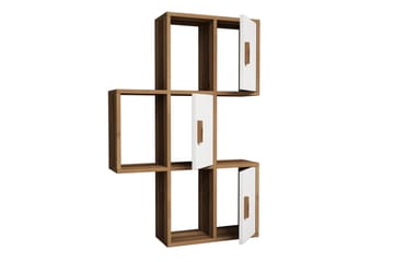 Hovdane Vegghylle 75 cm - Brun/Hvit - Oppbevaring - Hyller - Vegghylle