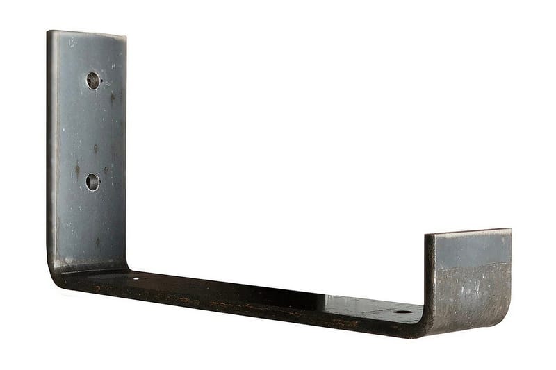 Hueter Vegghylle 40 cm - Svart / Valnøtt - Oppbevaring - Hyller - Vegghylle