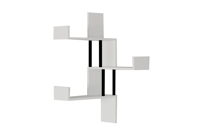 Jacor Vegghylle 20x105 cm 3- pk - Hvit - Oppbevaring - Hyller - Vegghylle