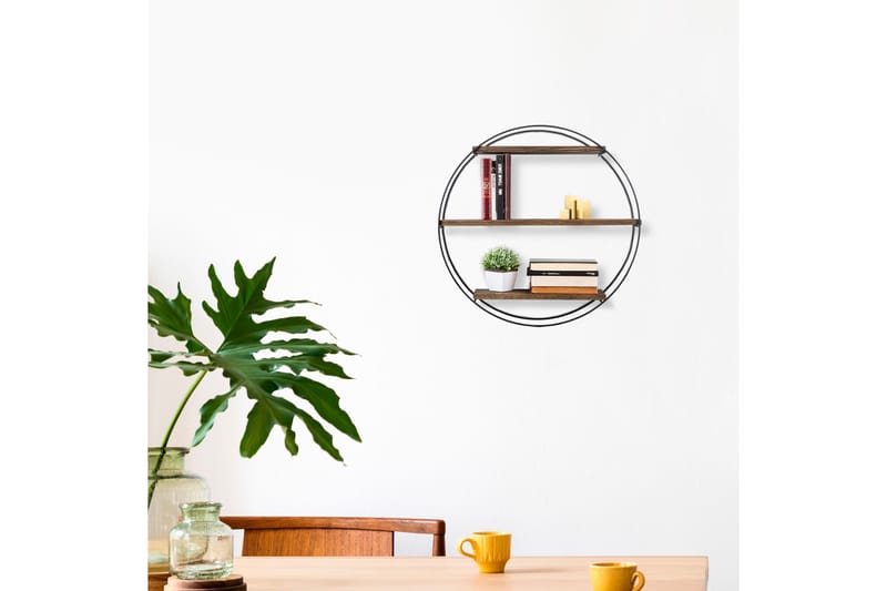 Jundiai Vegghylle 60x15 cm 3 Hyller - Oppbevaring - Hyller - Vegghylle