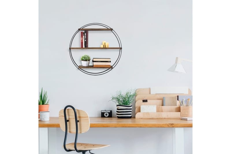 Jundiai Vegghylle 60x15 cm 3 Hyller - Oppbevaring - Hyller - Vegghylle