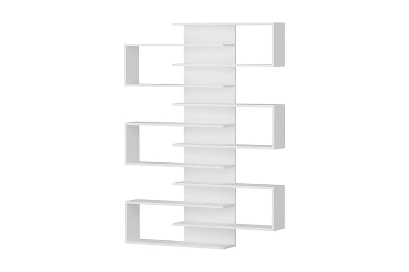 Karber Bokhylle 75 cm - Hvit - Oppbevaring - Hyller - Vegghylle