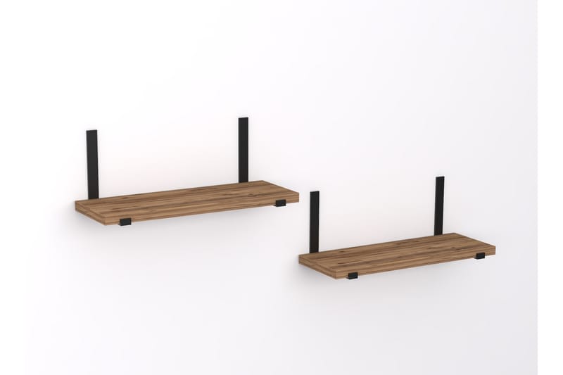Kharwa Vegghylle 40x15 cm 2 Hyller - Oppbevaring - Hyller - Vegghylle