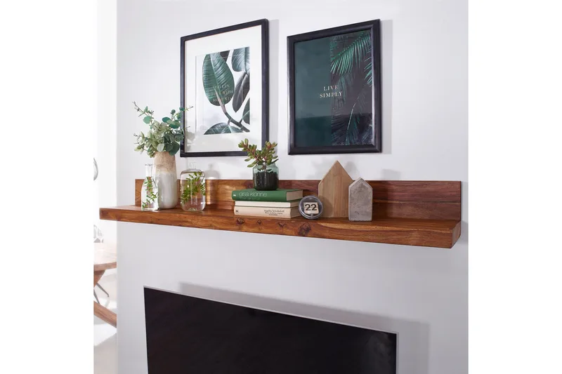 Kiem Vegghylle - Brun - Oppbevaring - Hyller - Vegghylle