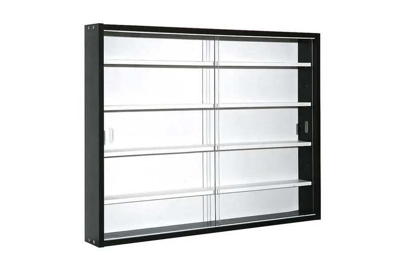 Komori Veggmonter 80 cm - Svart/Hvit - Oppbevaring - Hyller - Vegghylle