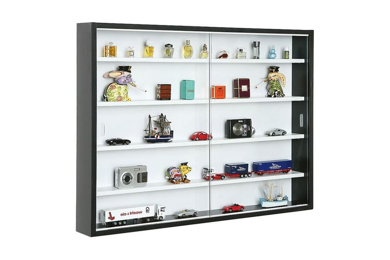 Komori Veggmonter 80 cm, Svart/Hvit