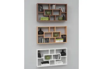 Lacaille Vegghylle 85 cm - Hvit - Oppbevaring - Hyller - Vegghylle