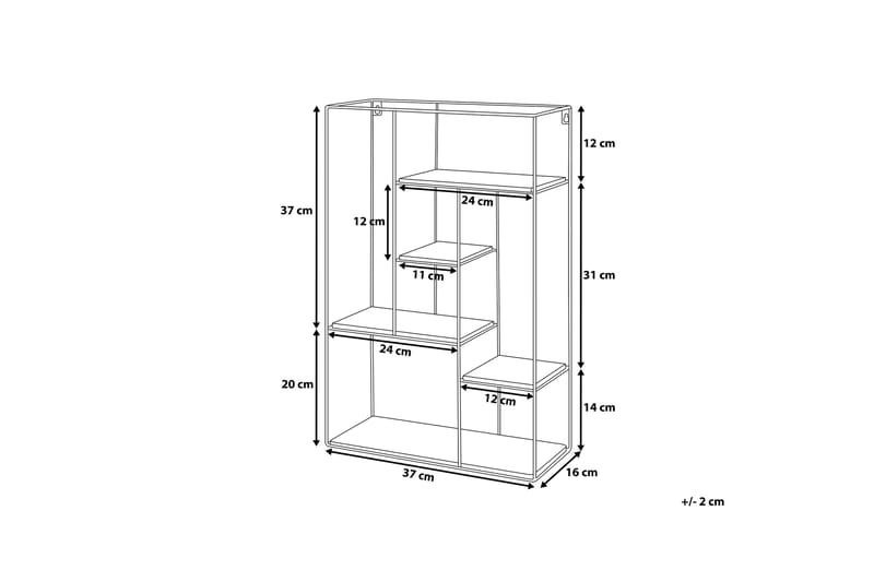 Laurel Vegghylle 37 cm - Tre / Natur - Oppbevaring - Hyller - Vegghylle