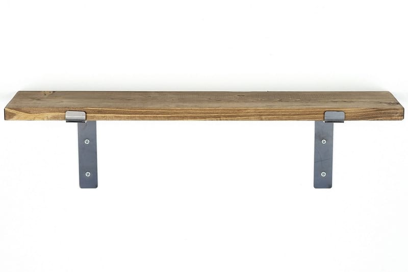 Lilamae Vegghylle 60 cm - Svart / Valnøtt - Oppbevaring - Hyller - Vegghylle