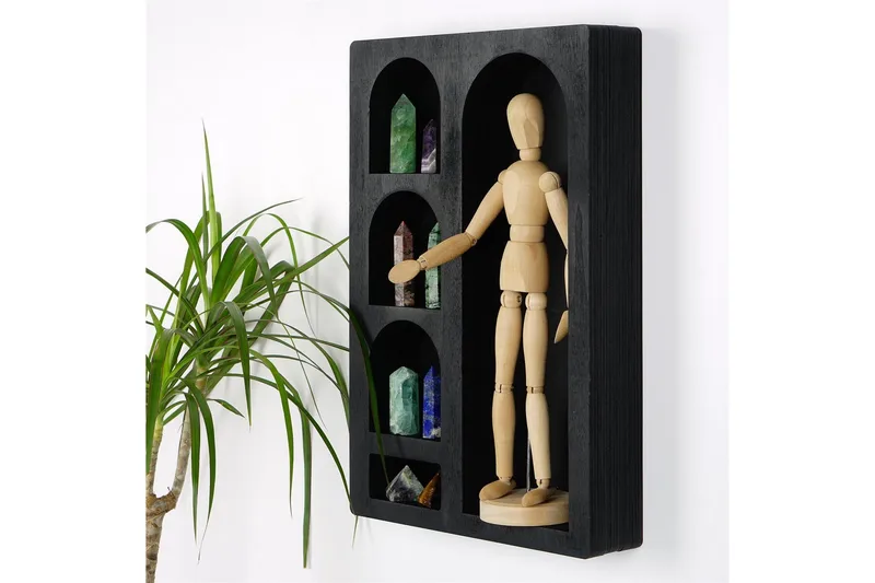 Masatane Vegghylle 26 cm, Svart