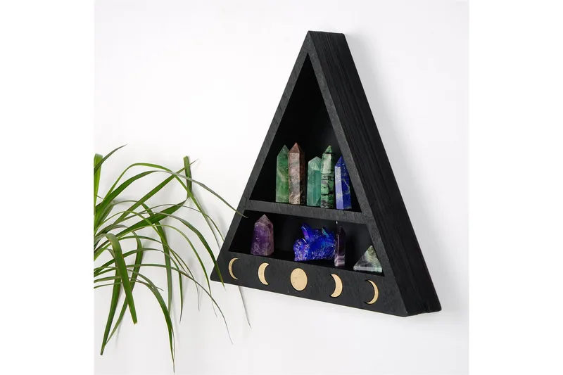 Masatane Vegghylle 30 cm, Svart