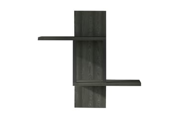 Meadows Vegghylle 20x40 cm 2-pk - Antrasitt - Oppbevaring - Hyller - Vegghylle
