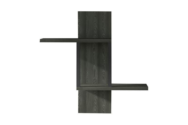 Meadows Vegghylle 20x40 cm 2-pk - Antrasitt - Oppbevaring - Hyller - Vegghylle