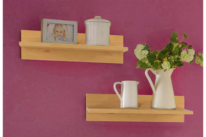 Menkata Vegghylle 50x14 cm, Brun