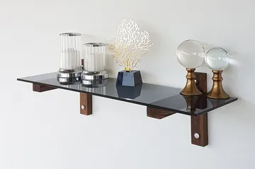 Michaelchristop Vegghylle 85 cm - Valnøtt - Oppbevaring - Hyller - Vegghylle