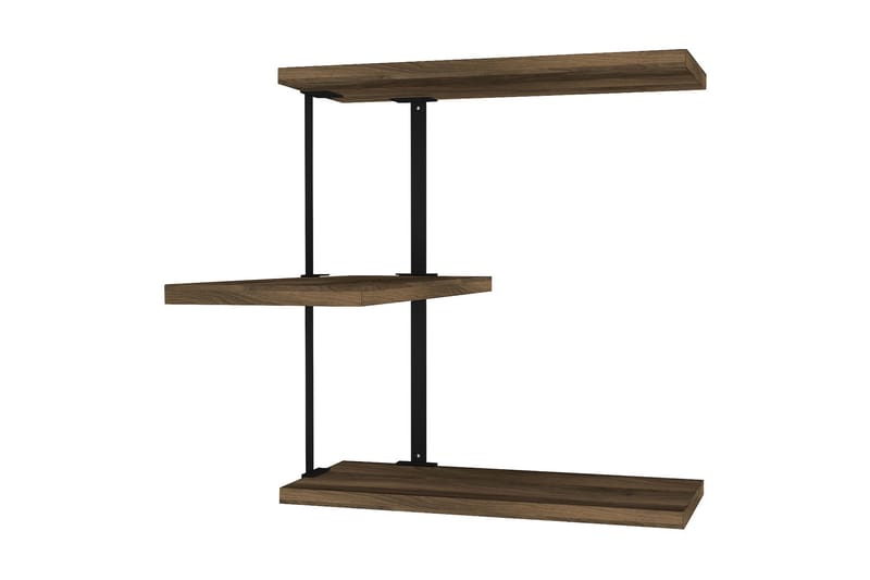 Mohed Vegghylle 45 cm - Brun/Svart - Oppbevaring - Hyller - Vegghylle