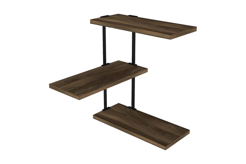 Mohed Vegghylle 45 cm - Brun/Svart - Oppbevaring - Hyller - Vegghylle