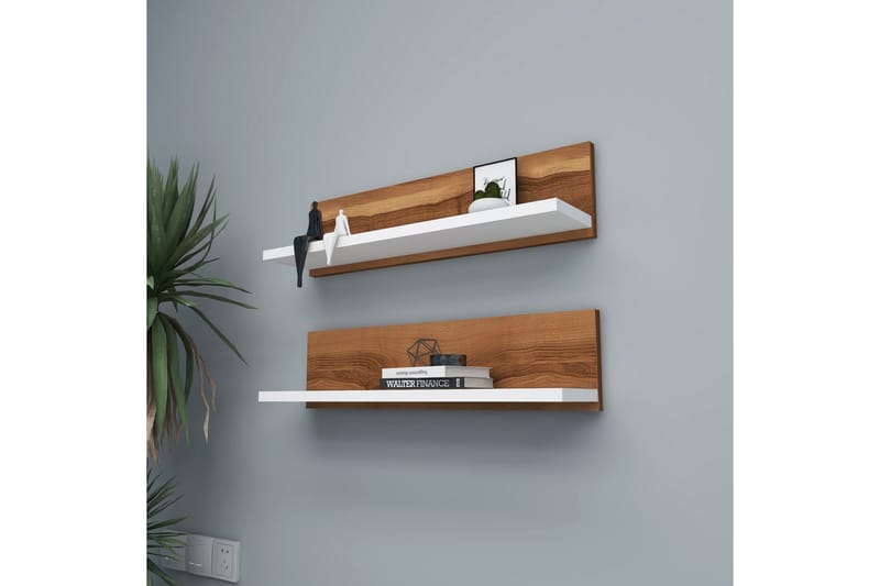 Munni Vegghylle 60 cm - Brun - Oppbevaring - Hyller - Vegghylle