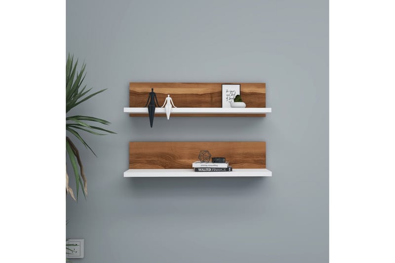 Munni Vegghylle 60 cm - Brun - Oppbevaring - Hyller - Vegghylle