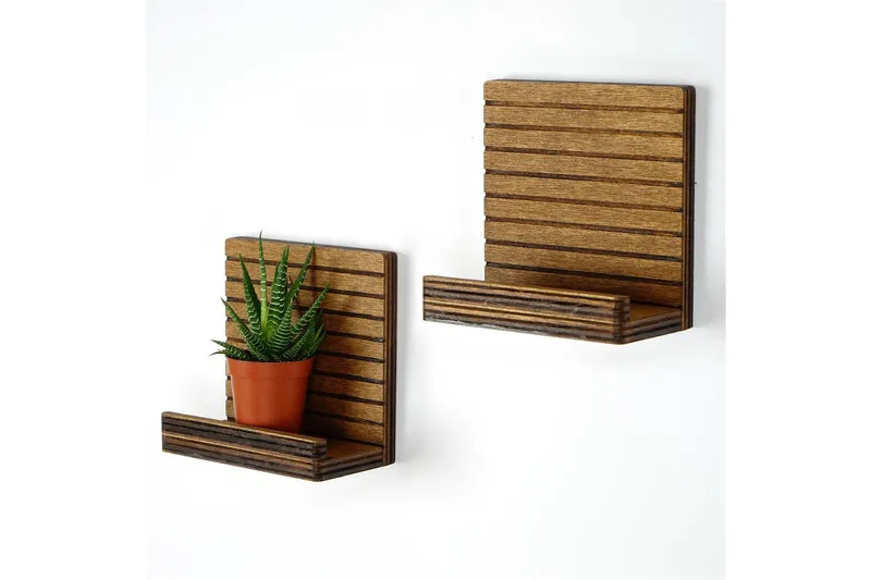 Nagaji Vegghylle 13 cm, Valnøtt