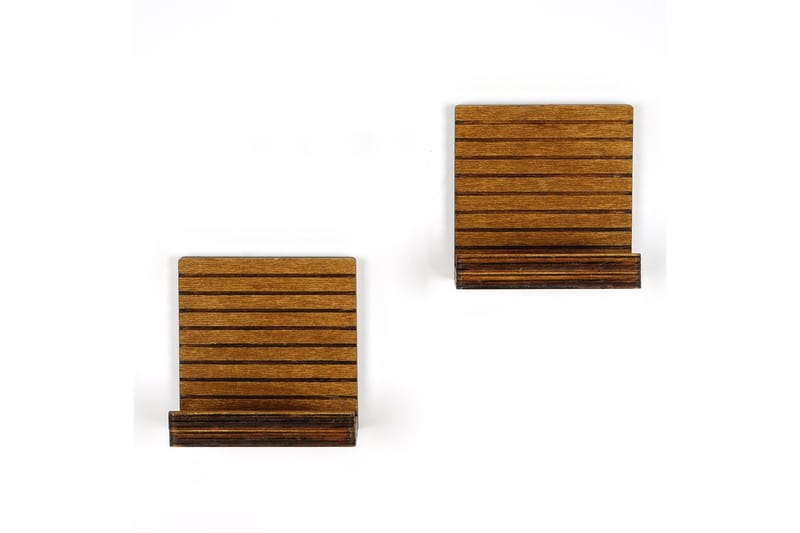 Nagaji Vegghylle 13 cm - Valnøtt - Oppbevaring - Hyller - Vegghylle