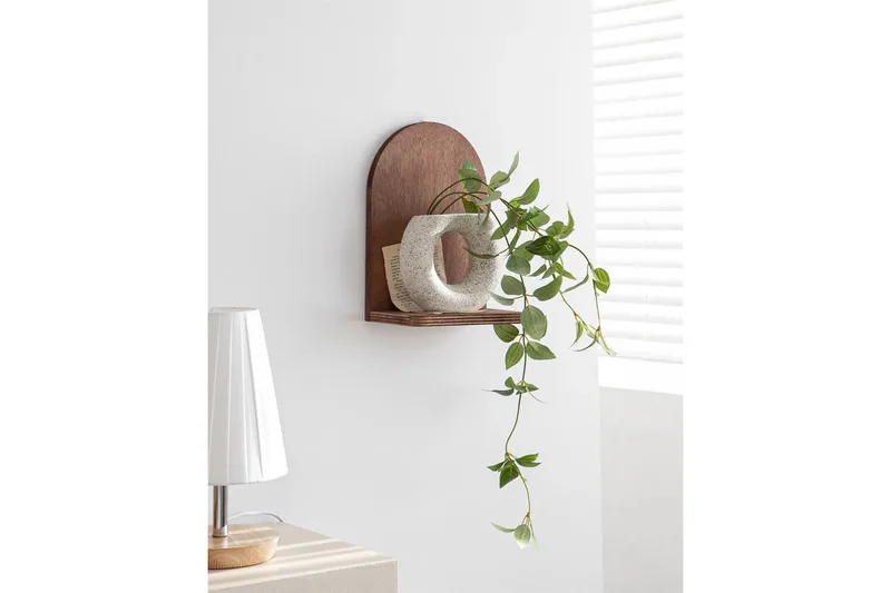 Nagaji Vegghylle 16 cm, Valnøtt