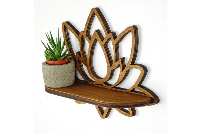 Nagaji Vegghylle 33 cm, Valnøtt