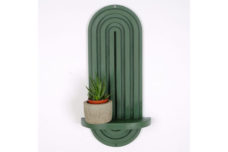 Nagaji Vegghylle 40 cm - Green - Oppbevaring - Hyller - Vegghylle