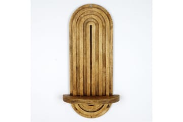 Nagaji Vegghylle 40 cm i Tre - Lysebrun - Oppbevaring - Hyller - Vegghylle