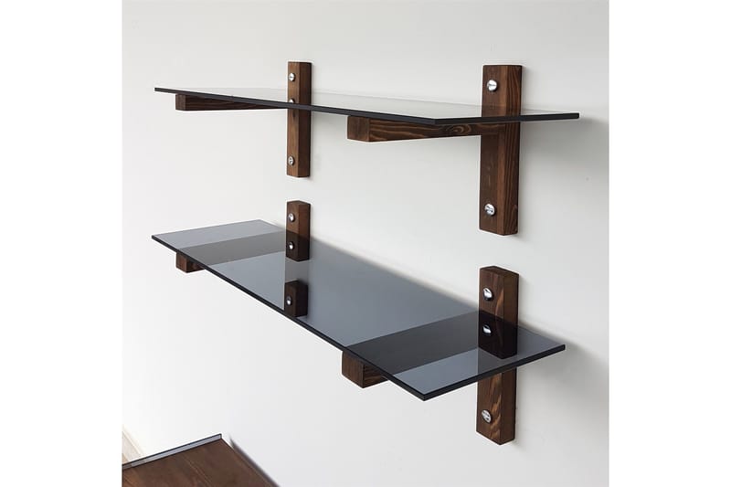 Nelams Vegghylle 85 cm - Valnöt - Oppbevaring - Hyller - Vegghylle