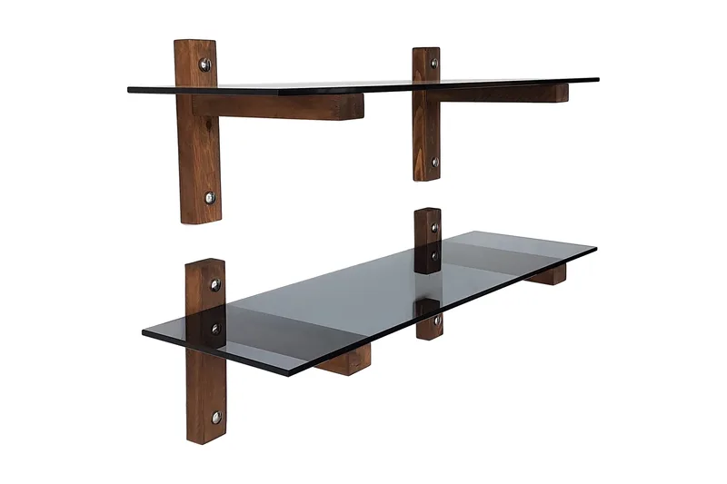 Nelams Vegghylle 85 cm - Valnöt - Oppbevaring - Hyller - Vegghylle