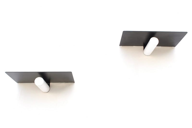 Noke Vegghylle 21 cm - Svart / Hvit - Oppbevaring - Hyller - Vegghylle