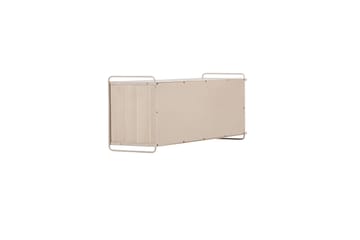 Paris Vegghylle 122x35 cm i Tre med Metallramme - Hvit - Oppbevaring - Hyller - Vegghylle