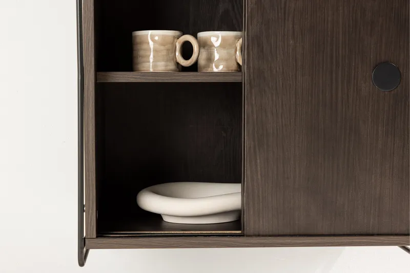 Paris Vegghylle 60x35 cm - Brun - Oppbevaring - Hyller