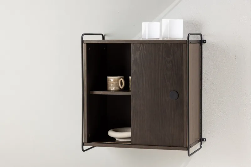 Paris Vegghylle 60x35 cm - Brun - Oppbevaring - Hyller