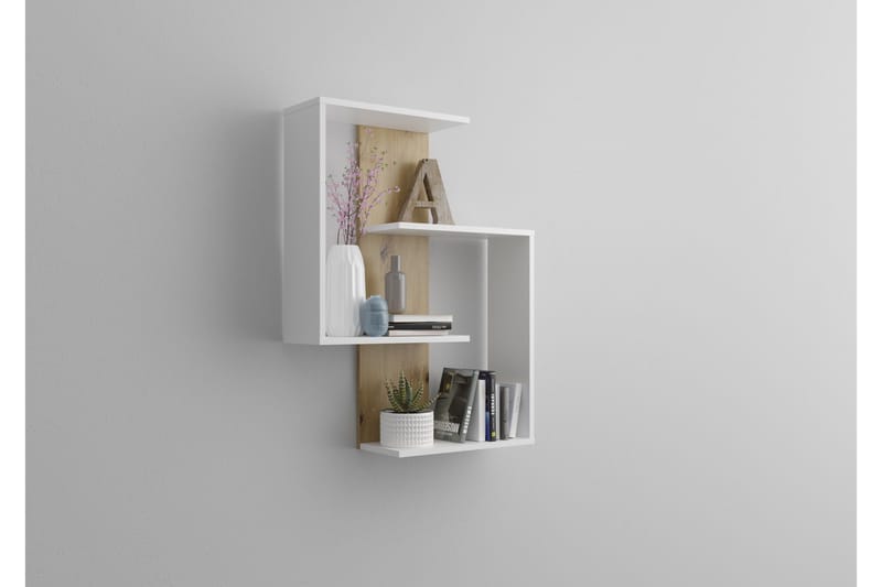 Prabhat Vegghylle 44 cm - Brun - Oppbevaring - Hyller - Vegghylle