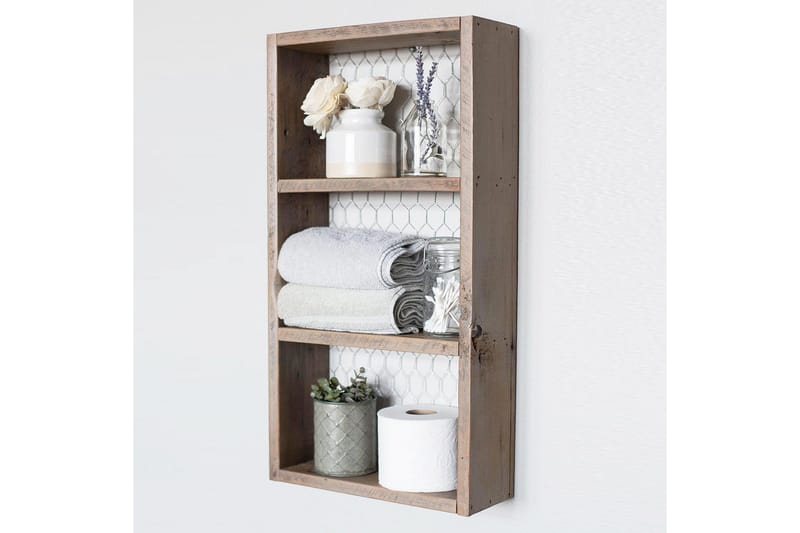 Pukkuri Vegghylle 30 cm - Brun - Oppbevaring - Hyller - Vegghylle