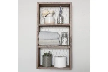 Pukkuri Vegghylle 30 cm - Brun - Oppbevaring - Hyller - Vegghylle