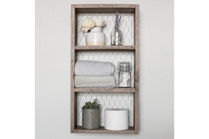 Pukkuri Vegghylle 30 cm - Brun - Oppbevaring - Hyller - Vegghylle