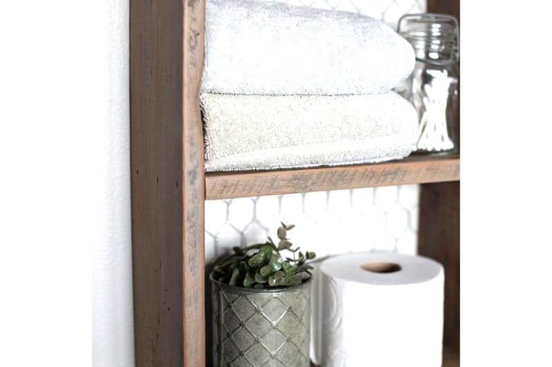 Pukkuri Vegghylle 30 cm - Brun - Oppbevaring - Hyller - Vegghylle