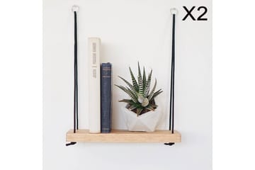 Pukkuri Vegghylle 40 cm - Brun - Oppbevaring - Hyller - Vegghylle