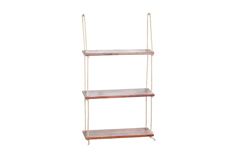 Pukkuri Vegghylle 60 cm - Brun - Oppbevaring - Hyller - Vegghylle