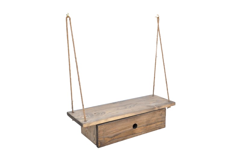 Pukkuri Vegghylle 60 cm - Brun - Oppbevaring - Hyller - Vegghylle