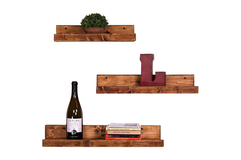 Pukkuri Vegghylle 60 cm - Brun - Oppbevaring - Hyller - Vegghylle