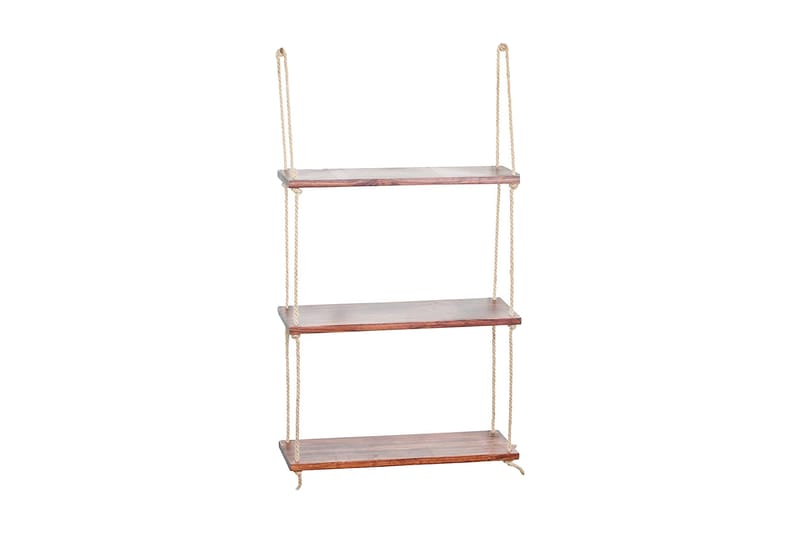 Pukkuri Vegghylle 60 cm, Brun